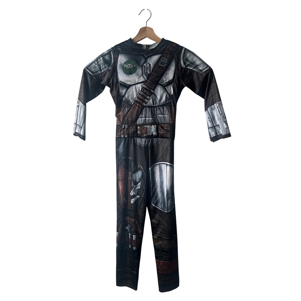 Star Wars The Mandalorian Kids Costume Rubies Beskar Armor Jumpsuit Medium